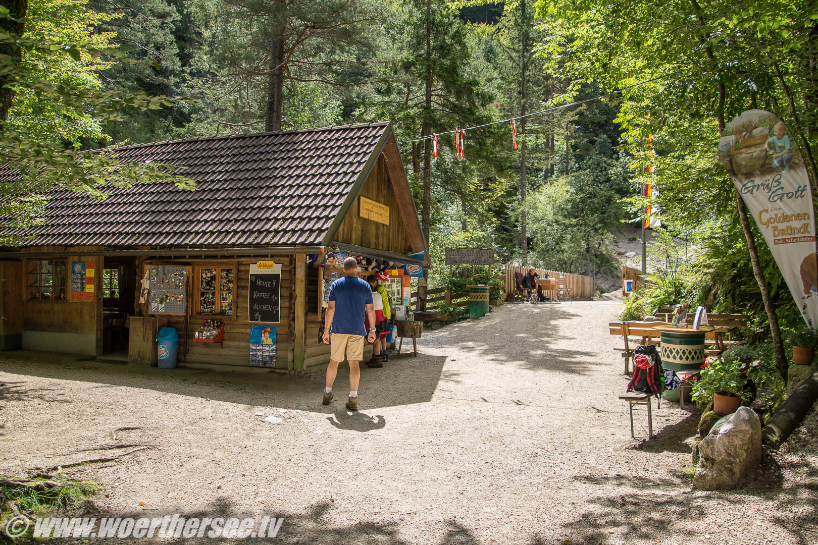 Eingang Tscheppaschlucht Goldenes Brünnl